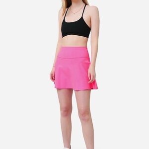 Beyond Yoga Pink space dye circle skirt